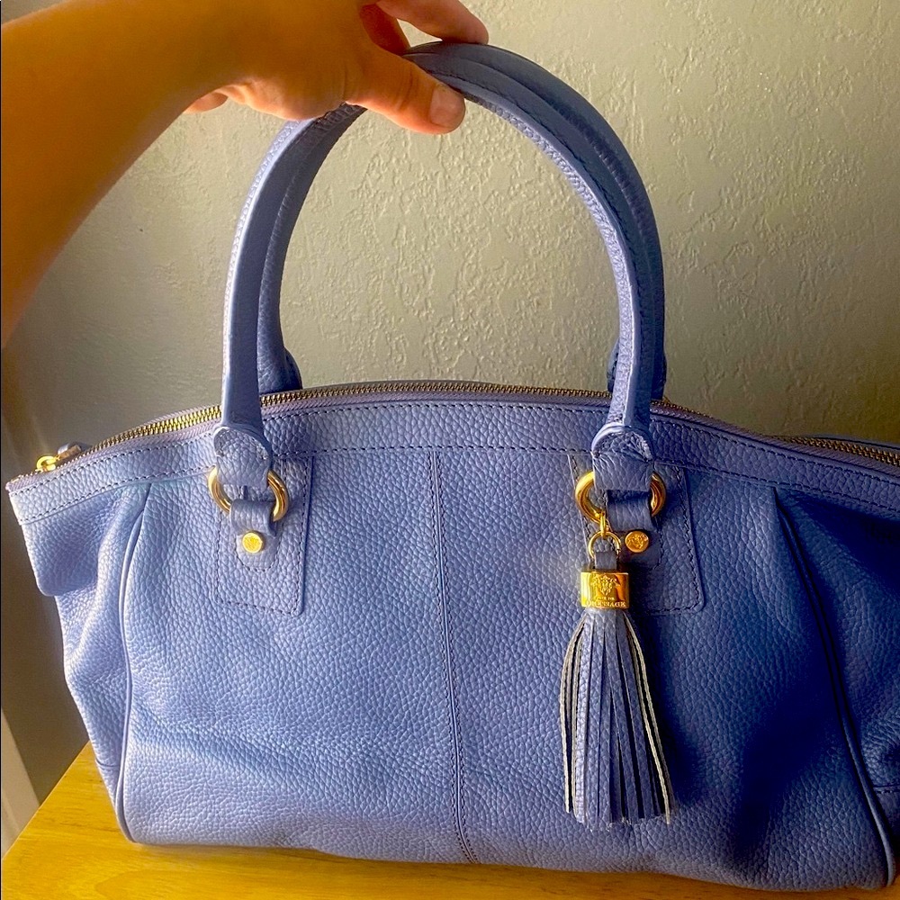 Rare Vintage Prix de Dressage Blue Handbag AAA condition - Picture 6 of 10